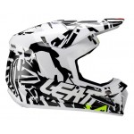 Шлем LEATT Helmet Moto 3.5 + Goggle [Zebra]